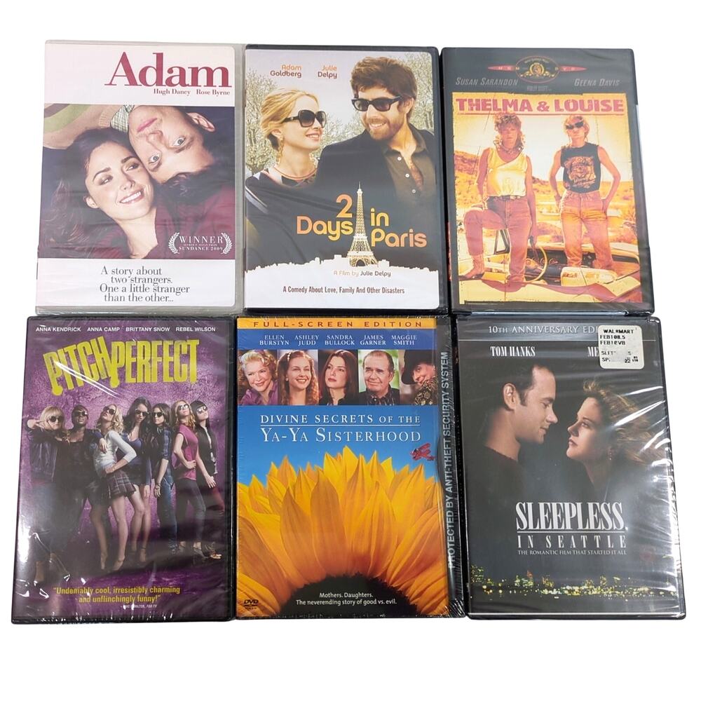 6 DVD Chick Flick Rom Comedy Lot: Pitch Perfect Sleepless in Seattle NEW Sealed